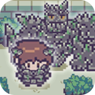 像素砖块怪物破碎