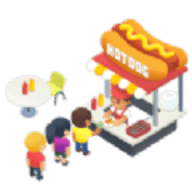 快餐店制作汉堡