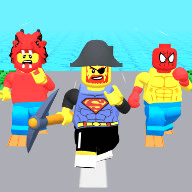 Brick Race（方块人组合赛跑）