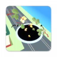 vacuum hole 3d（吸尘器吞噬）