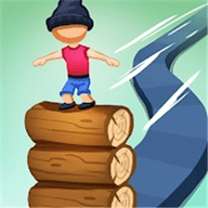 Crossy Logs（独木桥上叠圆木）