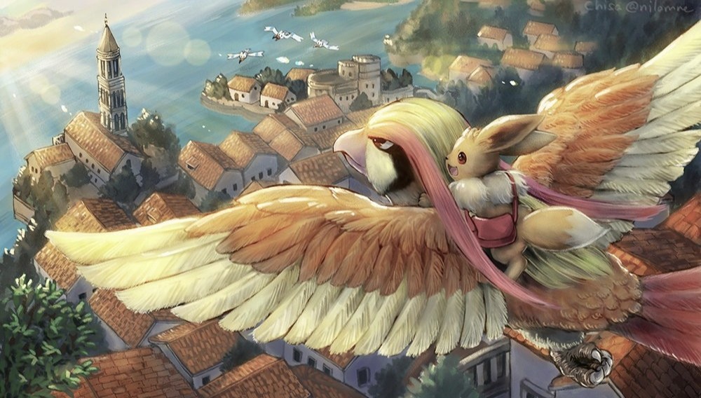 《宝可梦》图集——正无聊赖，天风吹下孤笛