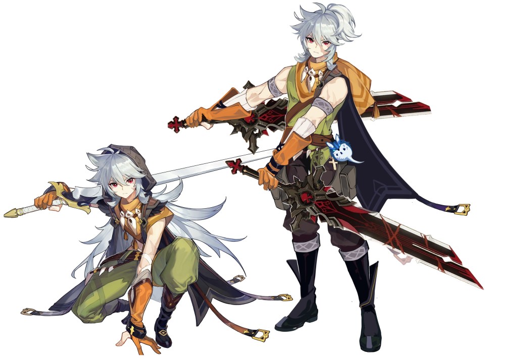 《原神》角色长大后是什么样子？外服大佬将他们画了出来，还原度极高