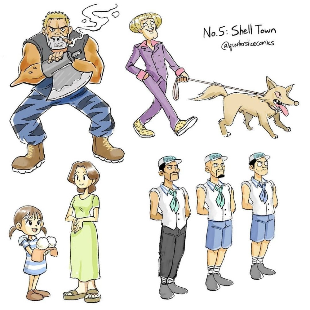 画师再现早期的海贼王人物关系，给人带来一种小清新的感觉