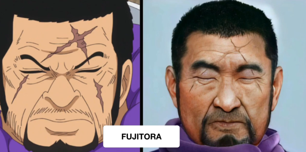 海贼王“真人版”海军，卡普英俊慈祥，战国怎么看着比黄猿还猥琐