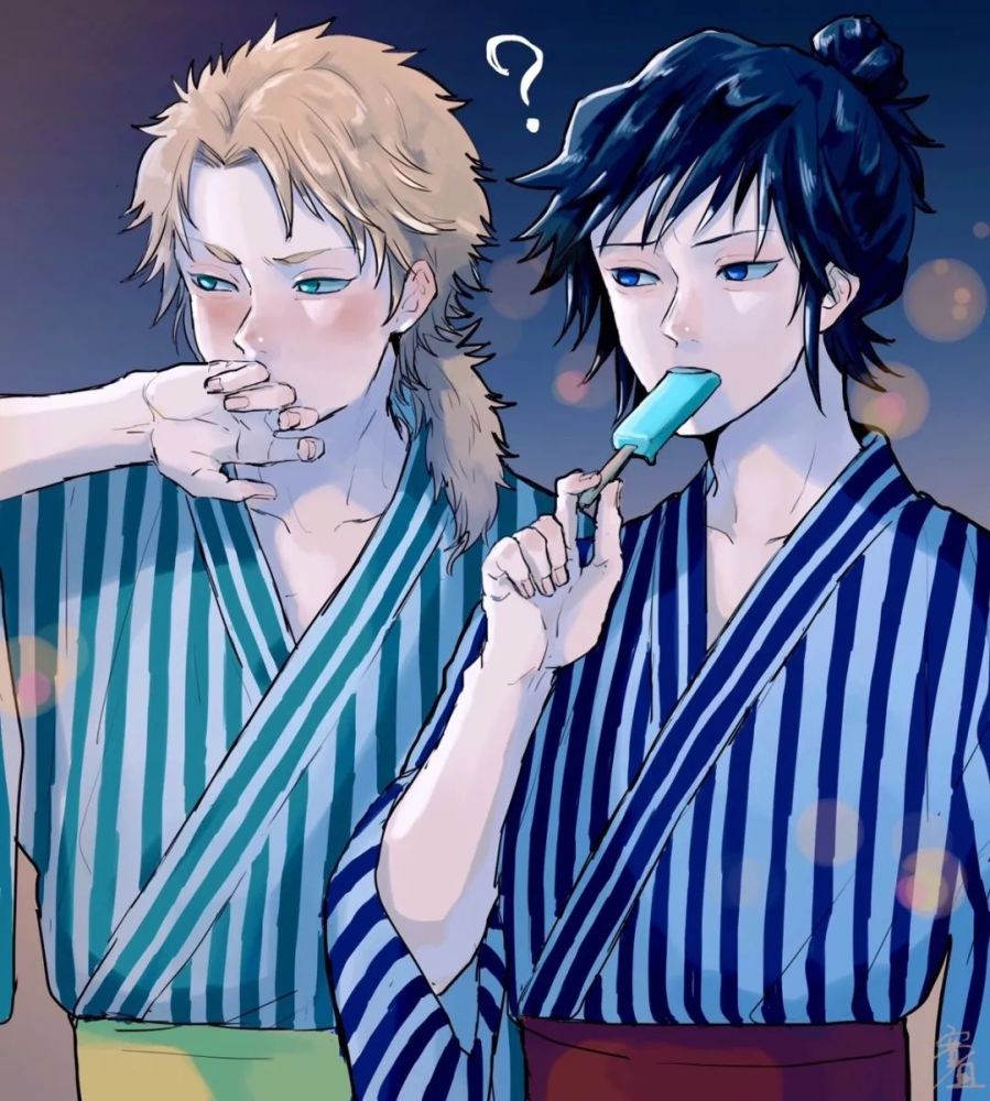 鬼灭之刃：富冈义勇x锖兔 来世一起