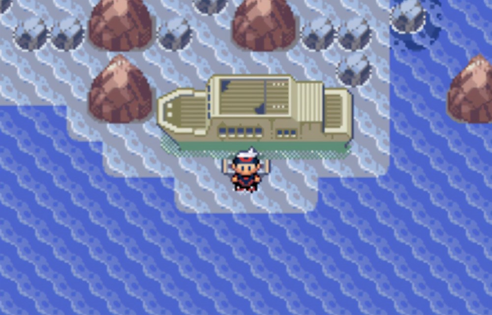 《宝可梦》动画弃船中出现的巨沼怪，游戏中的弃船却啥都没？