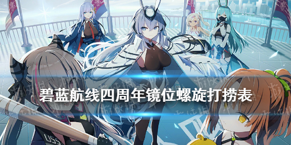 碧蓝航线四周年镜位螺旋打捞表-碧蓝航线四周年活动镜位螺旋掉落一览-A1/C1回旋