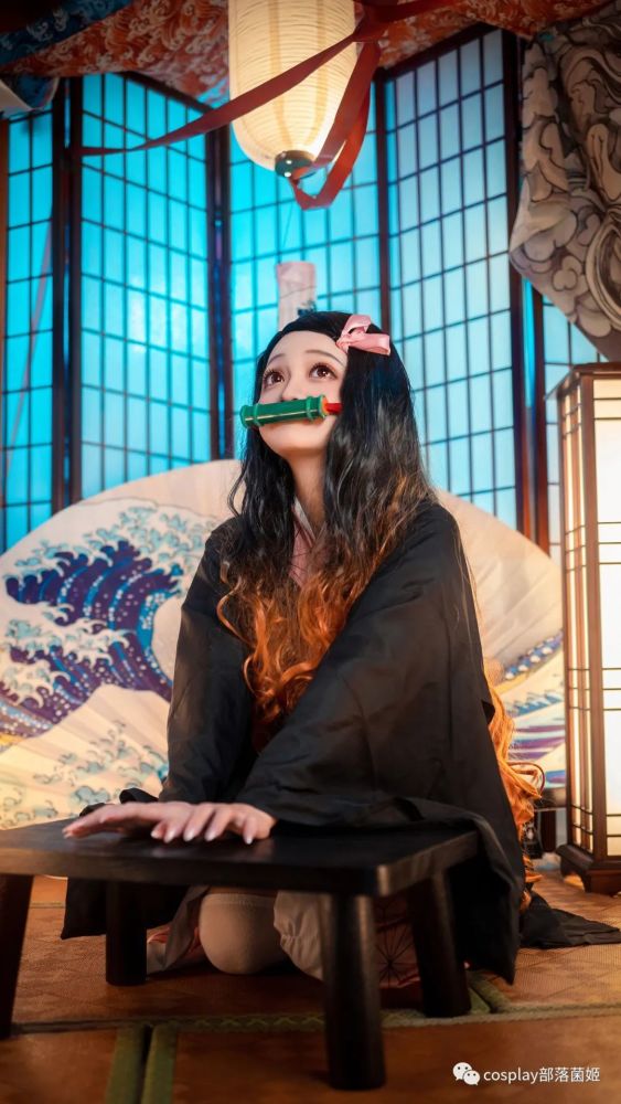 cos：鬼灭之刃灶门祢豆子cos正片＠蜡笔小C酱