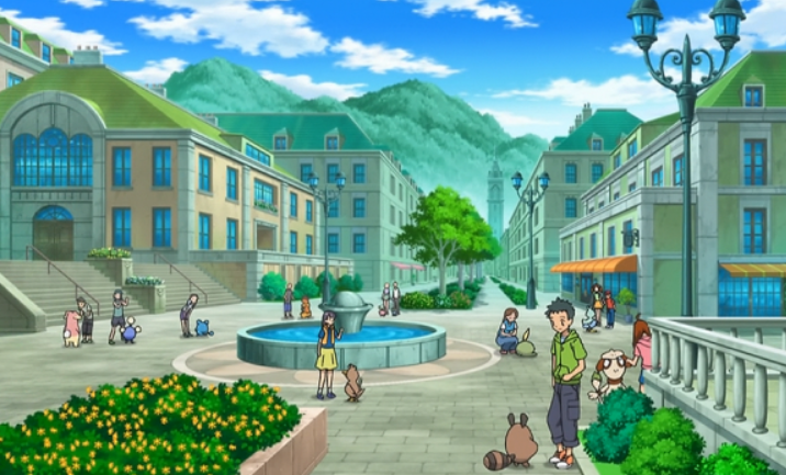 《宝可梦》场景介绍：古色古香、汇聚很多训练家的城市——白檀市