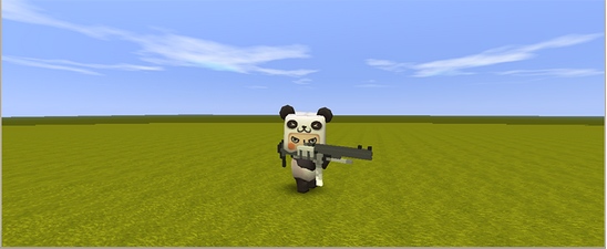 迷你世界模型道具微缩台制作枪