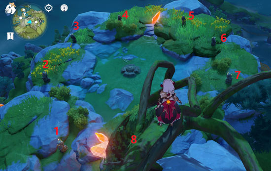 原神古云有螭最高处石像怎么点亮-原神古云有螭最高处石像点亮顺序