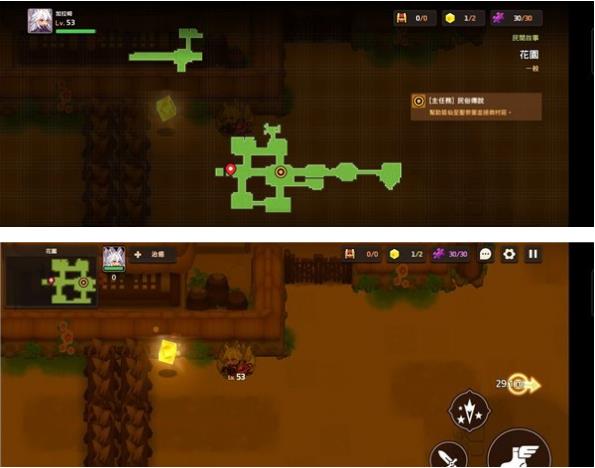 坎公骑冠剑花坛三星通关攻略：花坛黄碎片宝箱全收集教程图片1