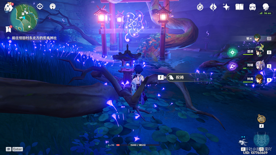 原神前往绀田村东北方的荒废神社任务攻略：荒废神社位置一览图片15