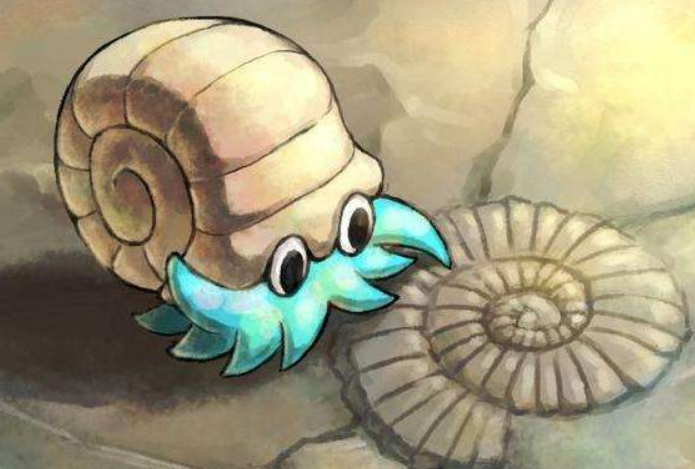 《宝可梦》来源与生态：广泛存在于地质中的多刺菊石兽一家！