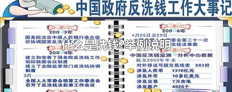 什么是洗钱?举例说明-最新什么是洗钱?举例说明整理解答