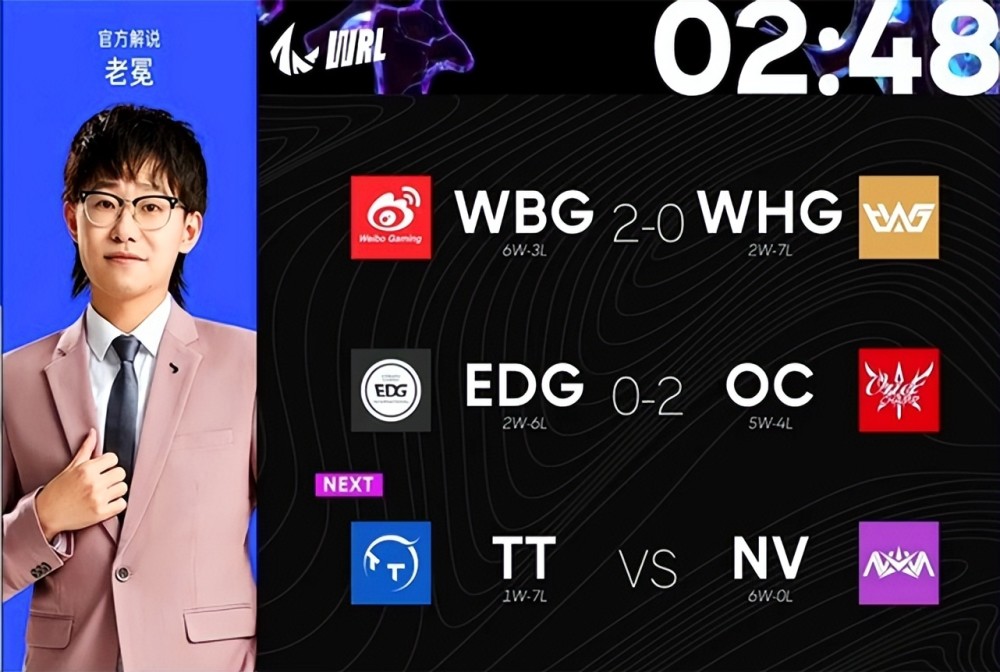 2022WRL春季赛：EDG运气太差，被OC零封！评价：国电荣光何在？