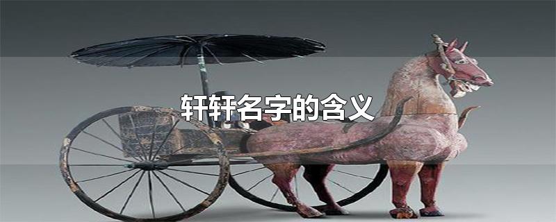 轩轩名字的含义-最新轩轩名字的含义整理解答