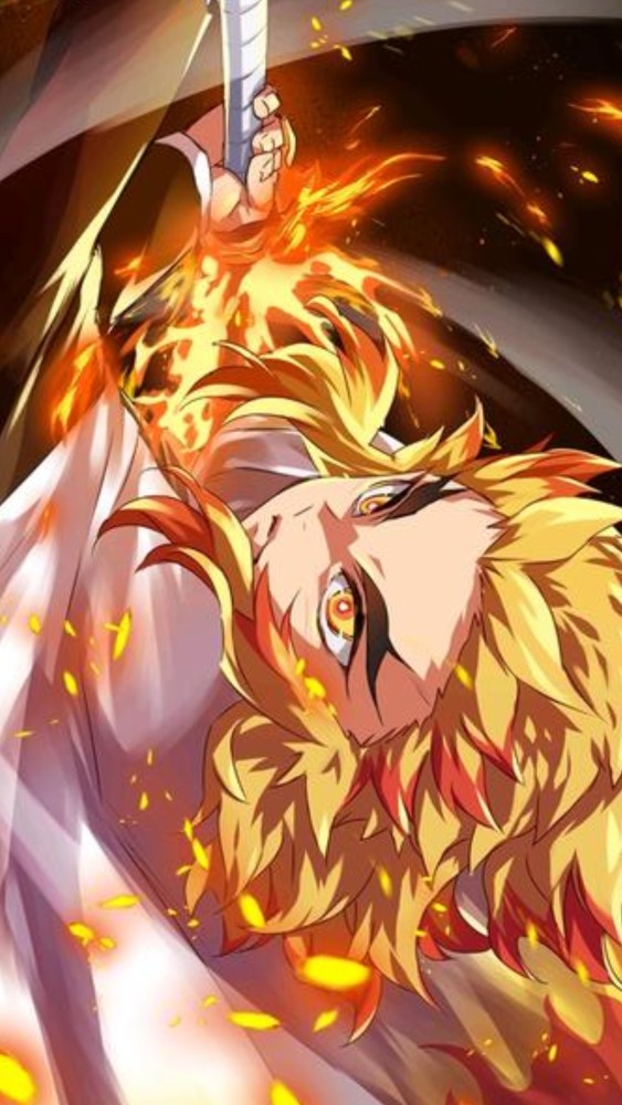 【鬼灭之刃炎柱壁纸分享】他燃烧了整个黑夜 却在黎明之前死去