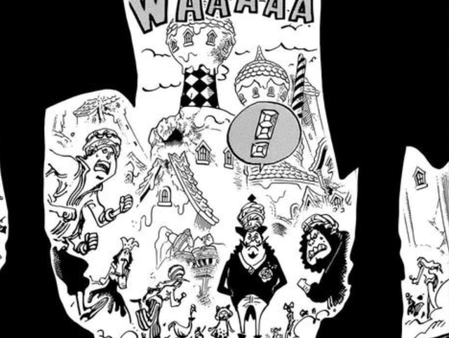 海贼王1046话：大妈的噩梦成真，蛋糕岛本部被黑胡子海贼团袭击