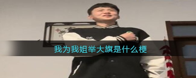 我为我姐举大旗是什么梗/意思-抖音热梗含义出处分享