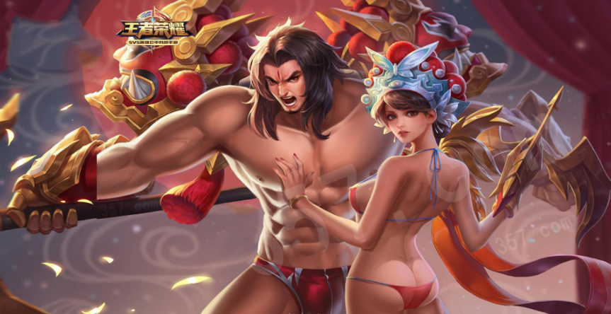 《王者荣耀》虞姬霸王别姬去掉所有服装图片