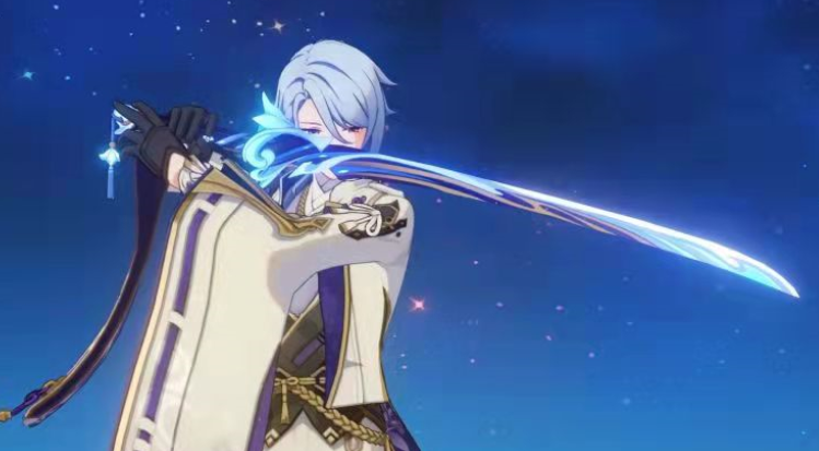 原神玩家还原绫人专武，内置LED灯，网友：拿着走夜路危险吗？