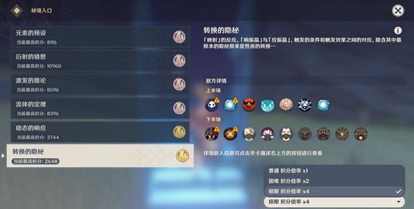 原神转换的隐秘怎么过-原神转换的隐秘满分通关攻略