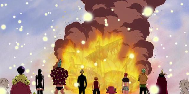 盘点海贼王中五个让人瞬间泪崩的画面，送别梅利时你一定哭了！