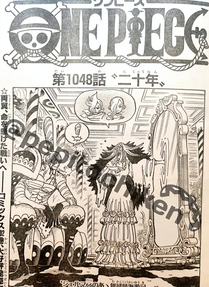 海贼王1048话：标题二十年，和之国出现两条火龙，一死一伤！