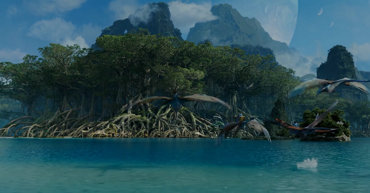 《阿凡达2》首支预告片曝光 美轮美奂的潘多拉水世界