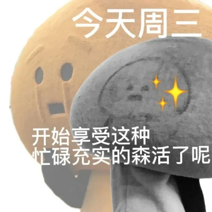 周三来了 来点可爱表情包鼓励自己吧