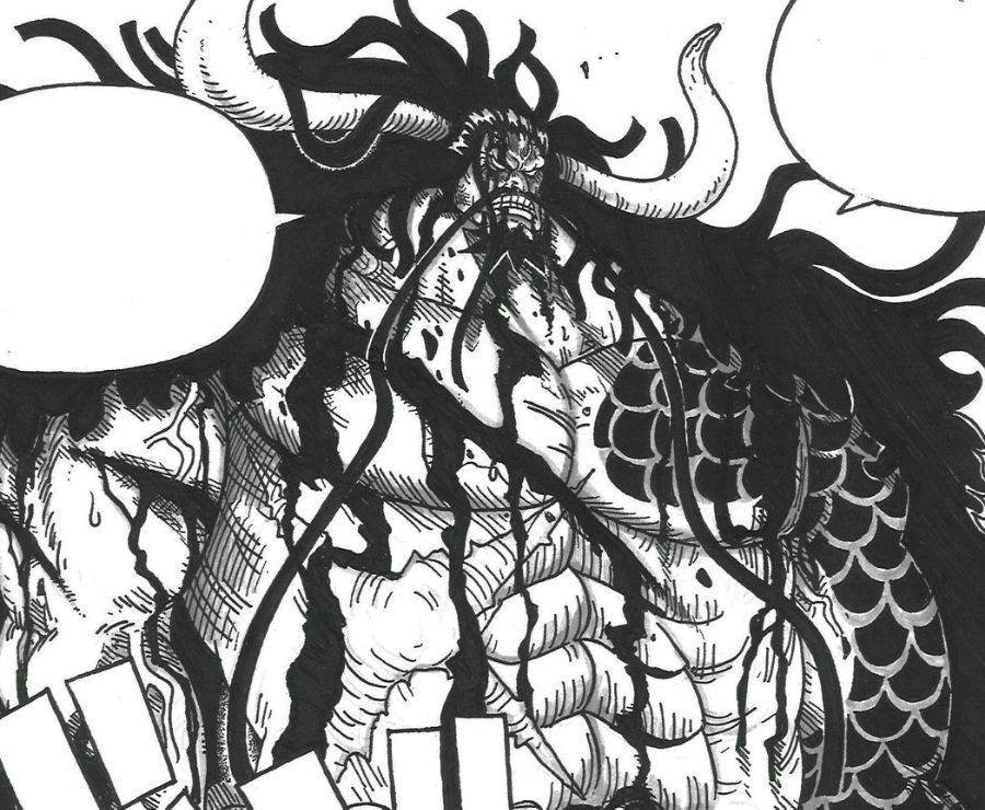 海贼王1049话情报：凯多败相已显，进入回忆，重现神之谷大战场景