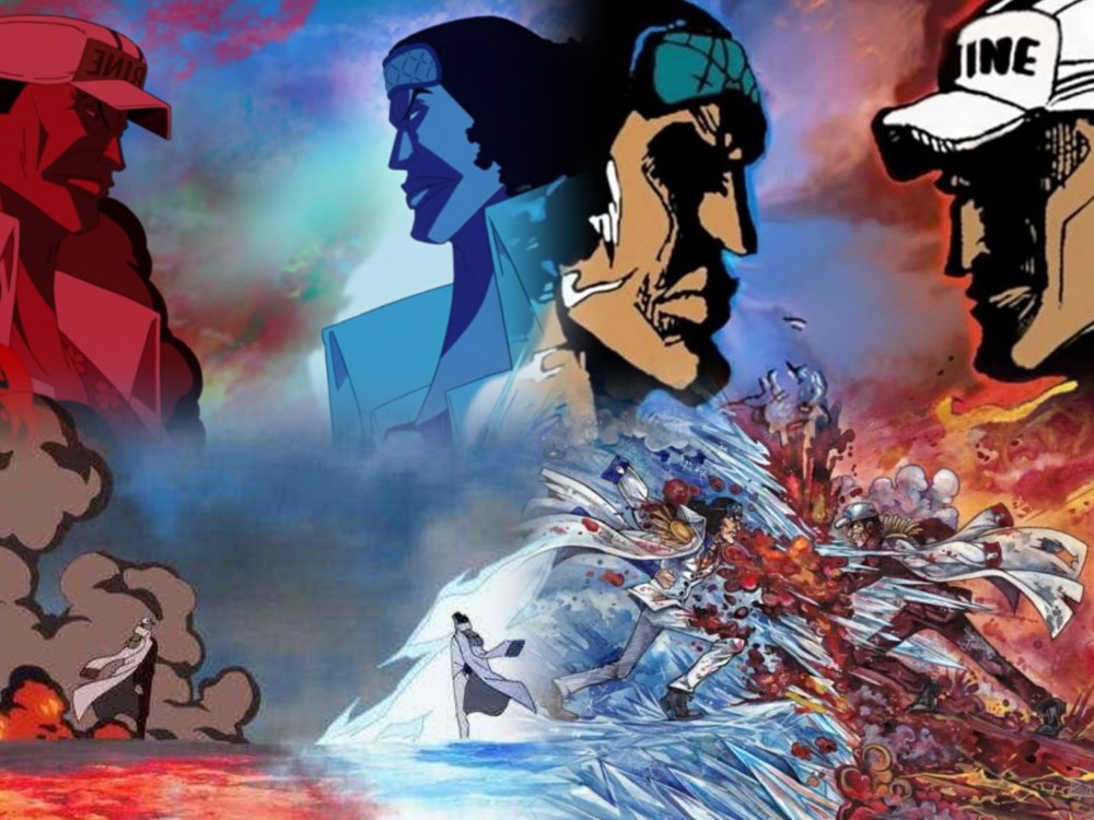 海贼王：连白胡子都没法弄伤的赤犬，为何会被青雉重伤到如此程度呢？