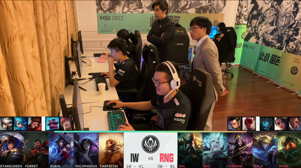 盖伦绝活哥登上MSI赛场！草丛跳舞单杀阿宾，LPL解说发文调侃RNG