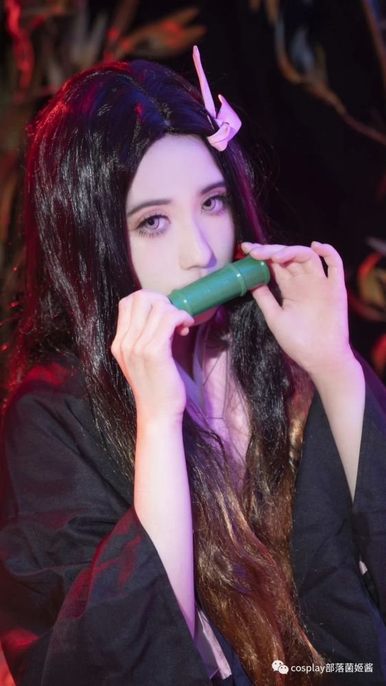 cos：鬼灭之刃灶门祢豆子cos正片＠溯兮