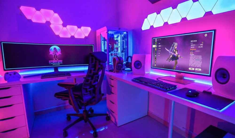 晒原神电竞房后，外国玩家凡尔赛发言：电脑多到选择困难