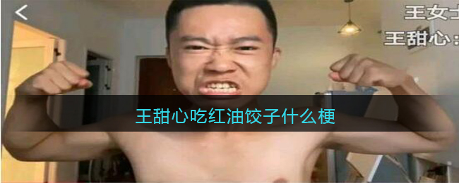王甜心吃红油饺子什么梗-王甜心吃饺子什么意思