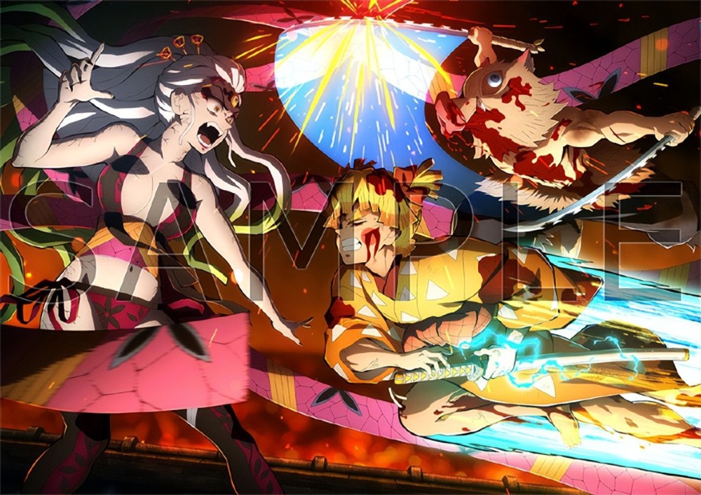 动画“鬼灭之刃 游郭篇”店铺特典插画更新