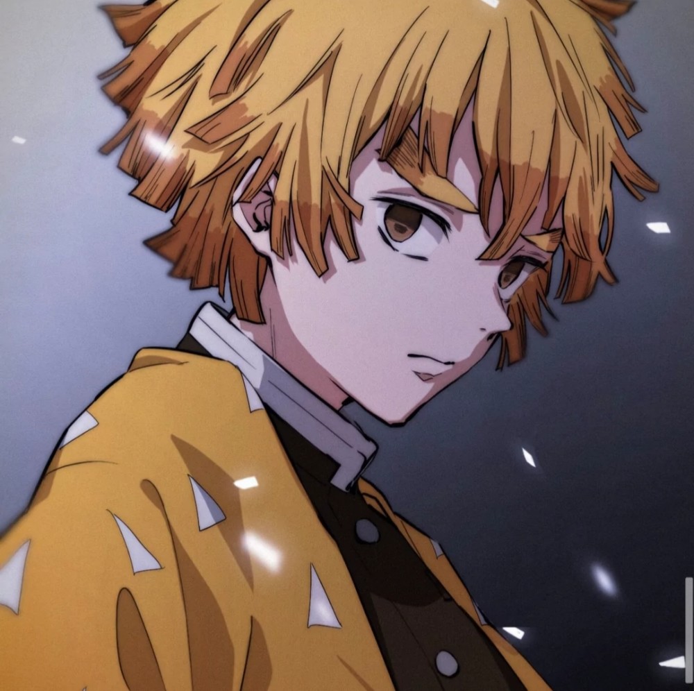 鬼灭之刃头像，我妻善逸