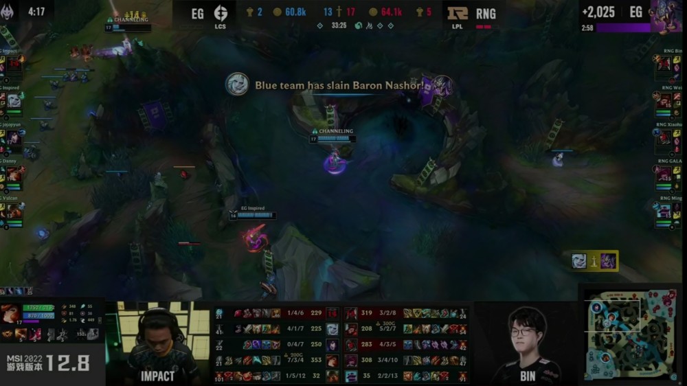 MSI半决赛RNG3：0轻松取胜，EG人麻了！