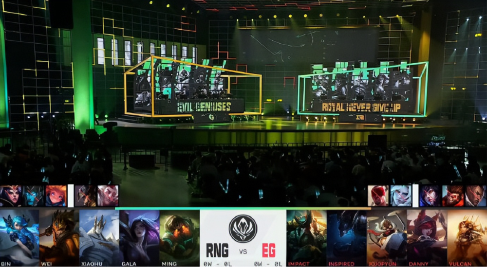 拿下头捷！RNG第一局粉碎EG，经济领先18000，EG成人机