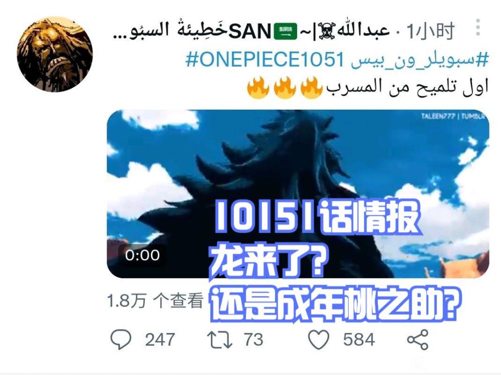 海贼王1051话谜语情报，革命军龙登场？山治遇到新美女犯花痴