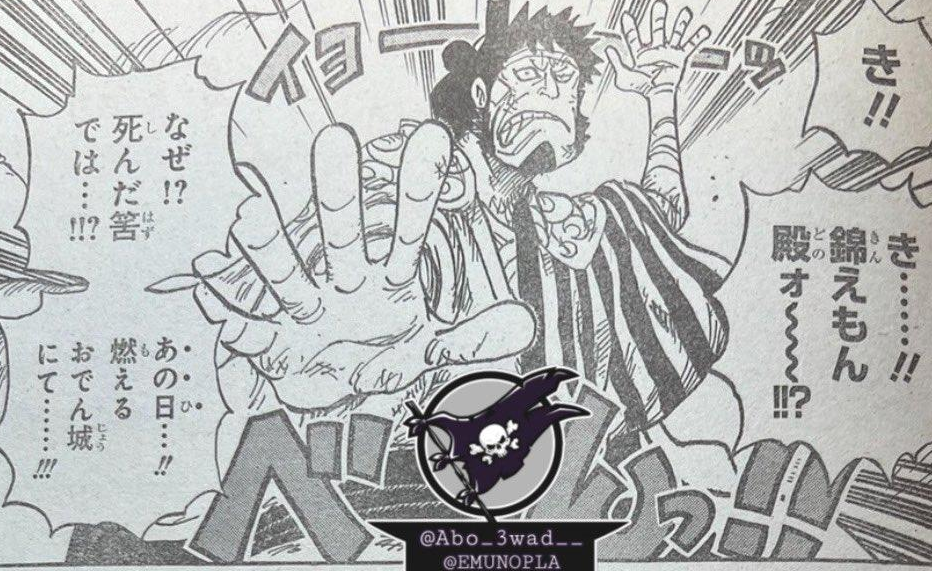 海贼王1051话情报图：锦卫门满血复活 大人形象的桃之助略帅