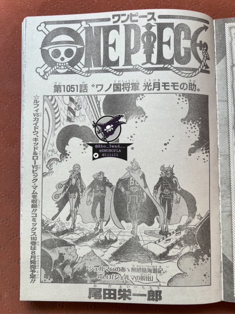 海贼王1051话情报＋全图透