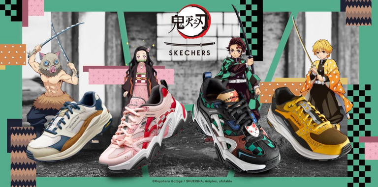 集结！鬼杀队！SKECHERS斯凯奇×鬼灭之刃系列挥洒热血