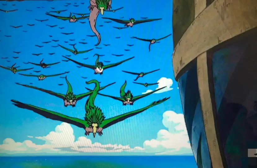 成群的千年龙相聚而来，沉入海底的失落之岛再次浮起