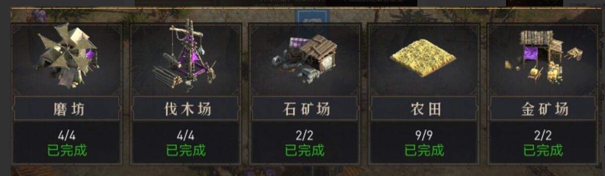 领地资源建筑产出介绍-重返帝国领地资源建筑产出什么