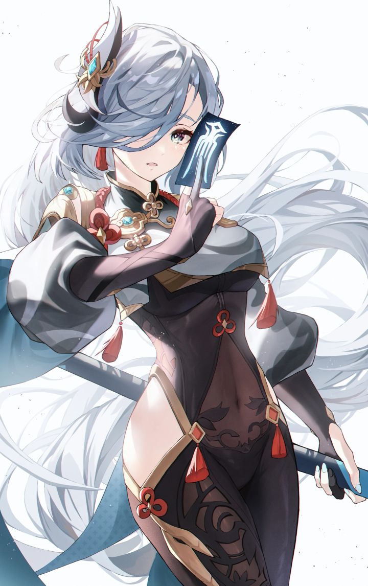 原神申鹤lsp胸部向战损高清福利图片