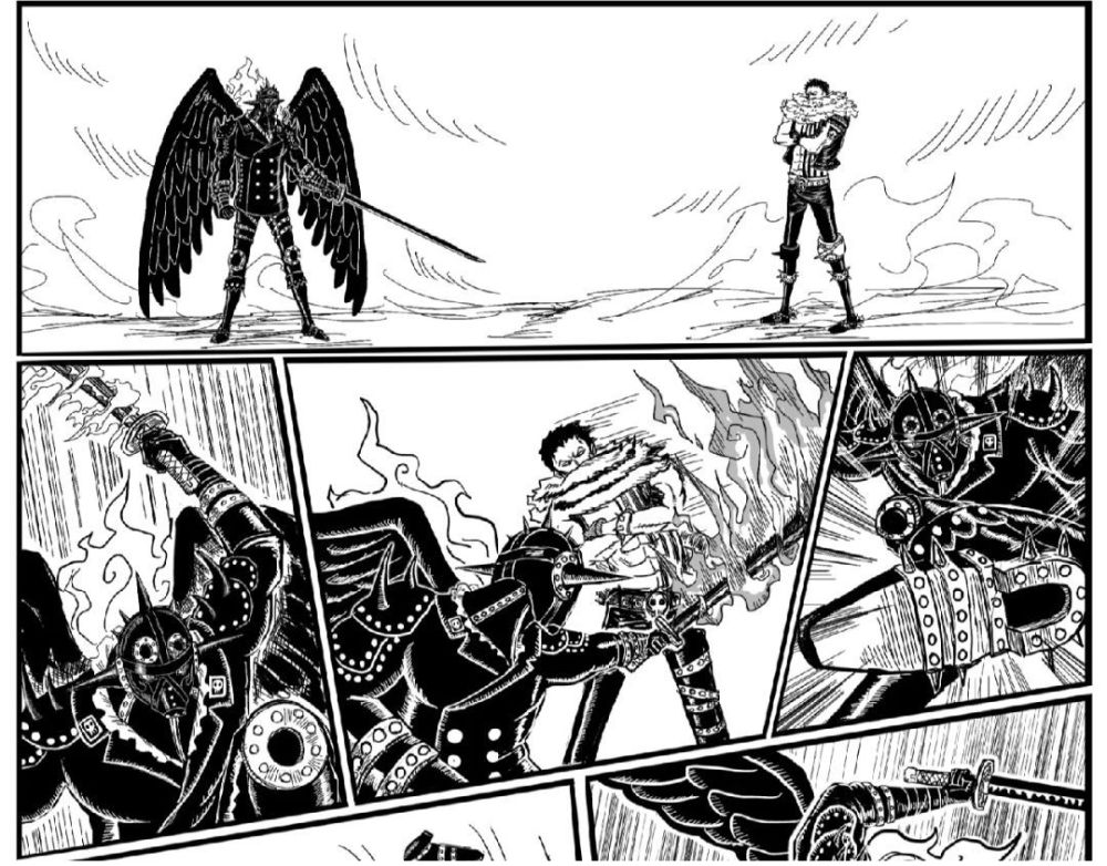 海贼王同人：“三将星”卡二大战“三灾”King，果然大妈家的更强